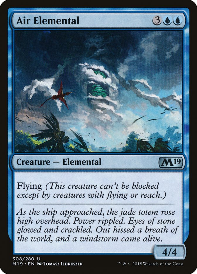 Air Elemental [Core Set 2019] (M19 308)