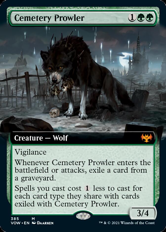 Cemetery Prowler (Extended) [Innistrad: Crimson Vow] (VOW 385)