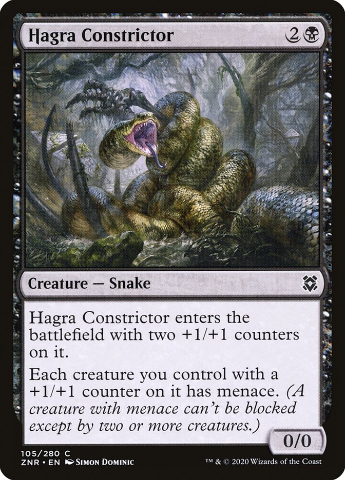 Hagra Constrictor [Zendikar Rising] (ZNR 105)