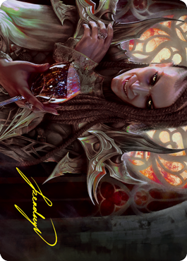 Voldaren Epicure 2 Art Card (Gold-Stamped Signature) [Innistrad: Crimson Vow Art Series] (AVOW 74)