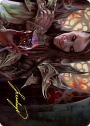 Voldaren Epicure 2 Art Card (Gold-Stamped Signature) [Innistrad: Crimson Vow Art Series] (AVOW 74)