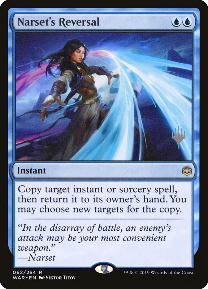 Narset's Reversal (Promo Pack) [War of the Spark Promos] (PWAR 62P)