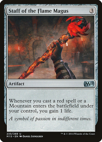 Staff of the Flame Magus [Magic 2015] (M15 233)