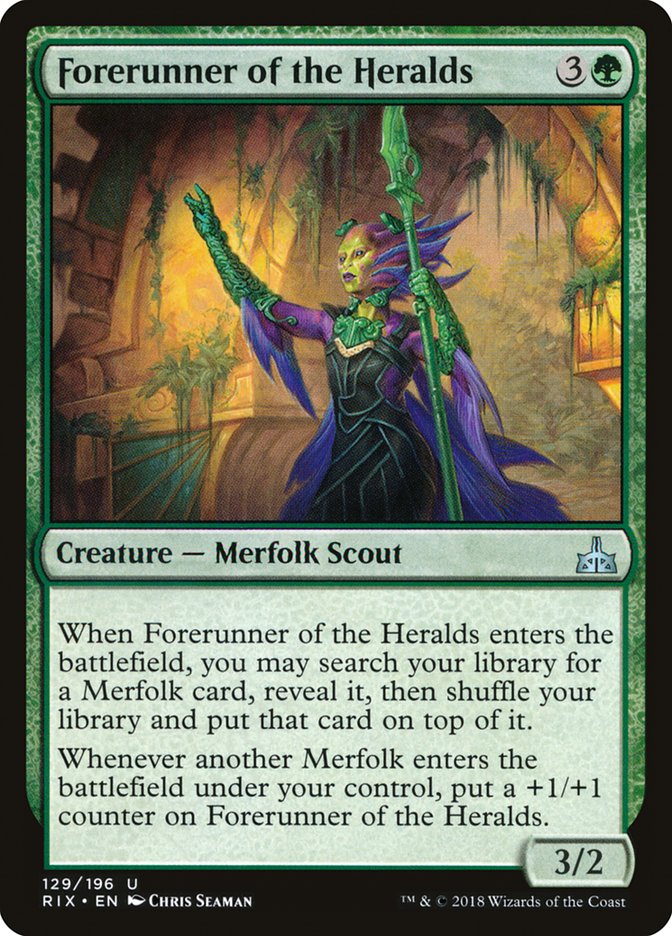Forerunner of the Heralds [Rivals of Ixalan] (RIX 129)