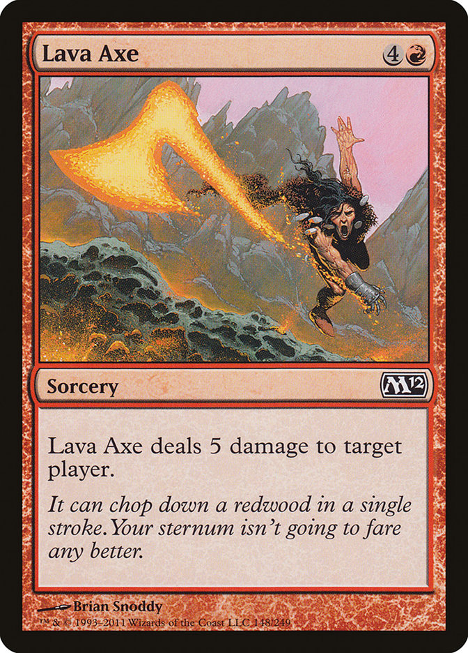 Lava Axe [Magic 2012] (M12 148)