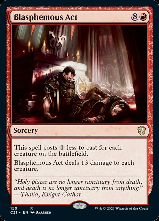 Blasphemous Act [Commander 2021] (C21 159)