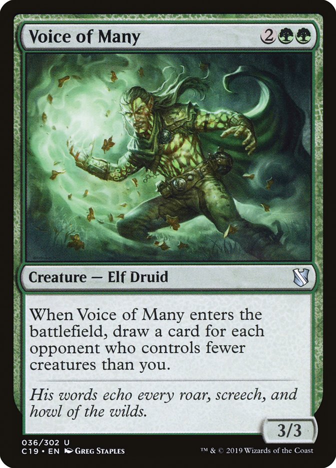 Voice of Many [Commander 2019] (C19 36)