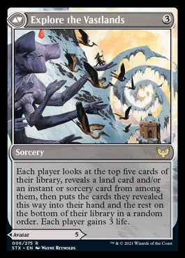 Wandering Archaic // Explore the Vastlands [Strixhaven: School of Mages] (STX 6)