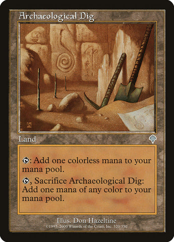 Archaeological Dig [Invasion] (INV 320)