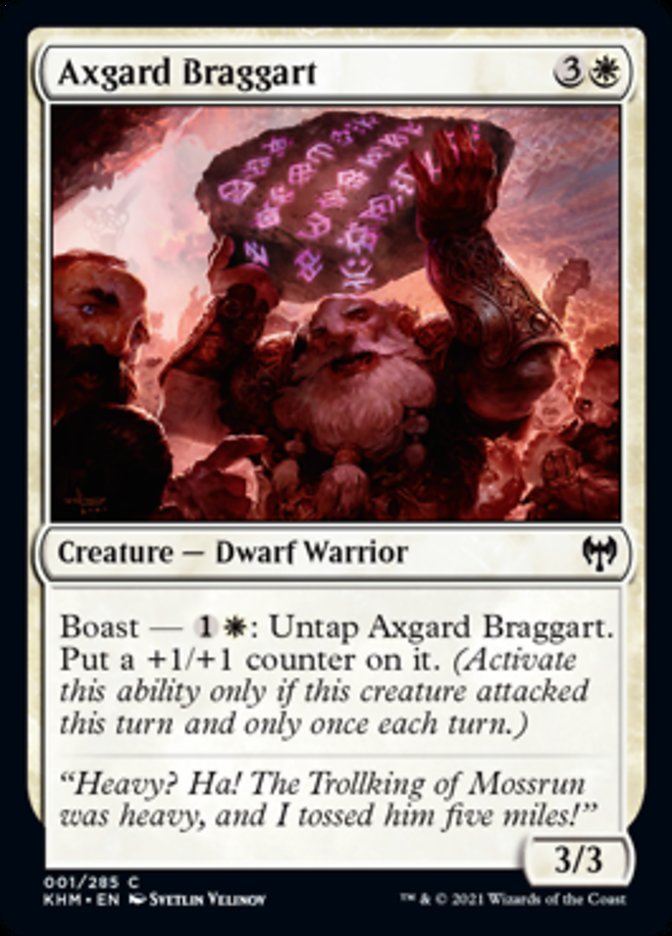 Axgard Braggart [Kaldheim] (KHM 1)