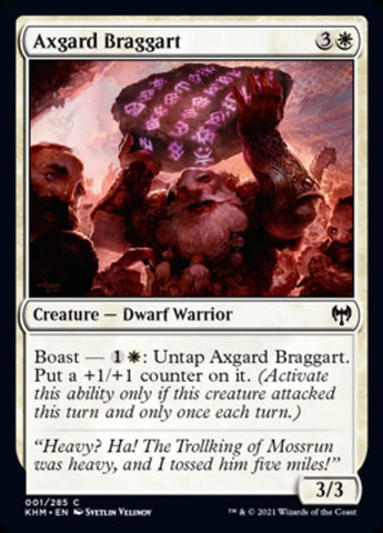 Axgard Braggart [Kaldheim] (KHM 1)