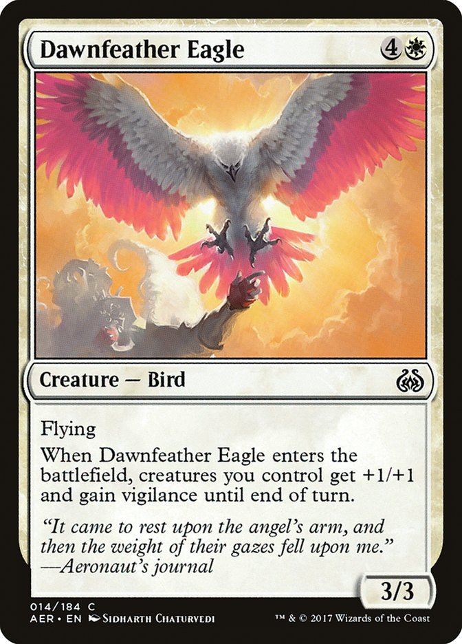 Dawnfeather Eagle [Aether Revolt] (AER 14â€ )