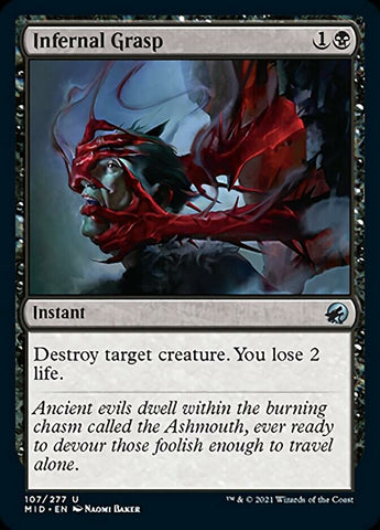 Infernal Grasp [Innistrad: Midnight Hunt] (MID 107)