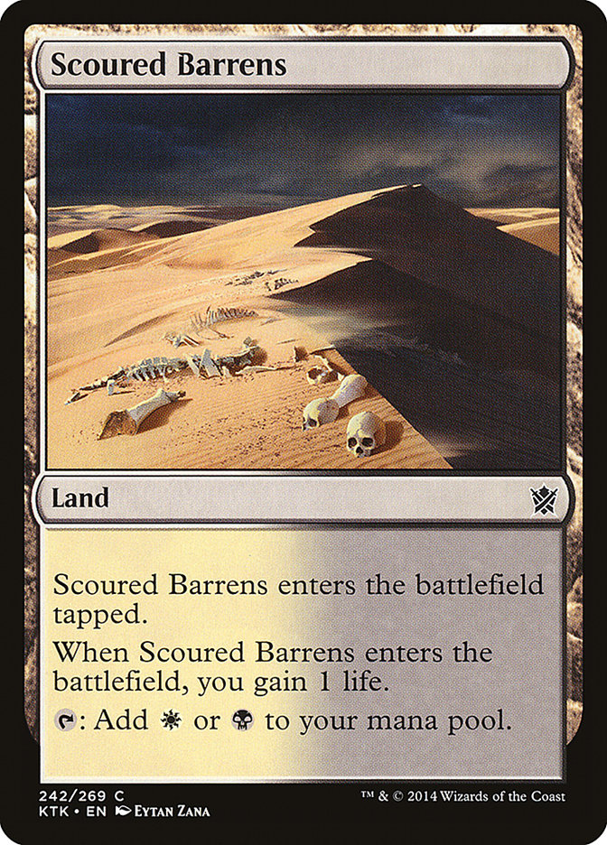 Scoured Barrens [Khans of Tarkir] (KTK 242)