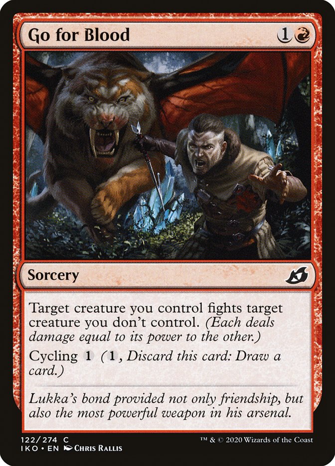 Go for Blood [Ikoria: Lair of Behemoths] (IKO 122)