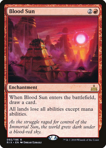 Blood Sun [Rivals of Ixalan] (RIX 92)