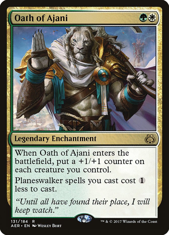 Oath of Ajani [Aether Revolt] (AER 131)