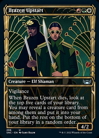 Brazen Upstart (Showcase Golden Age) [Streets of New Capenna] (SNC 296)