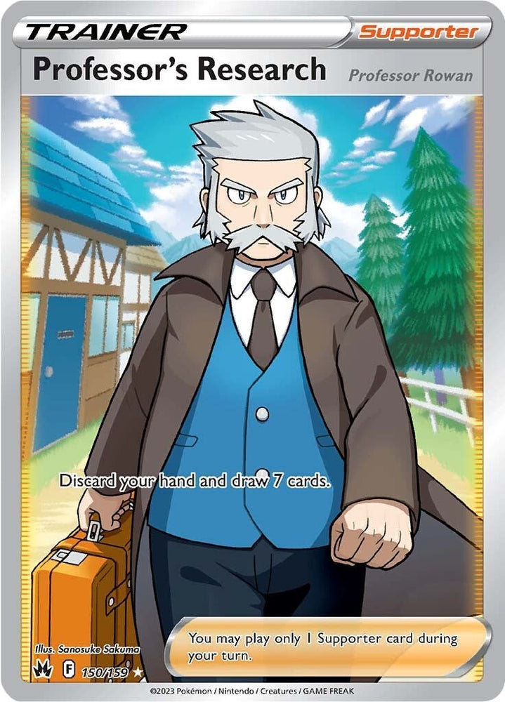 Professor's Research (150/160) (Full Art) [Sword & Shield: Crown Zenith]