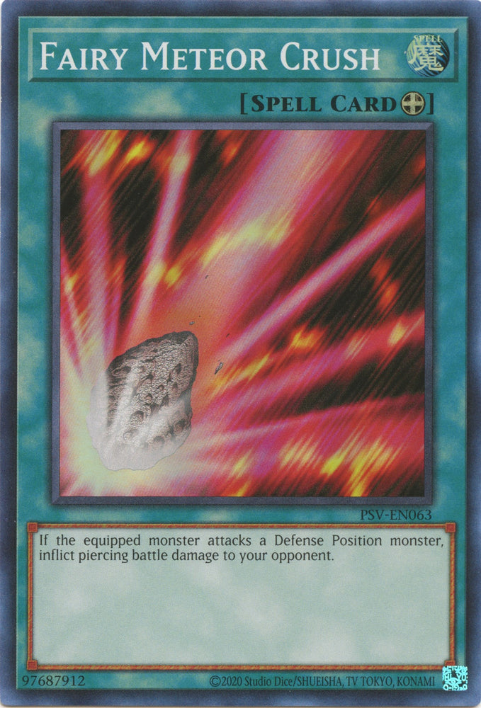 Fairy Meteor Crush [PSV-EN063] Super Rare