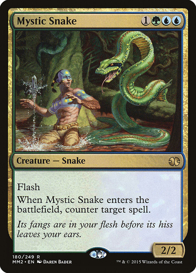 Mystic Snake [Modern Masters 2015] (MM2 180)