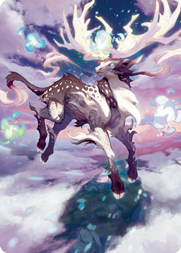 Hinata, Dawn-Crowned Art Card [Kamigawa: Neon Dynasty Art Series] (ANEO 68)