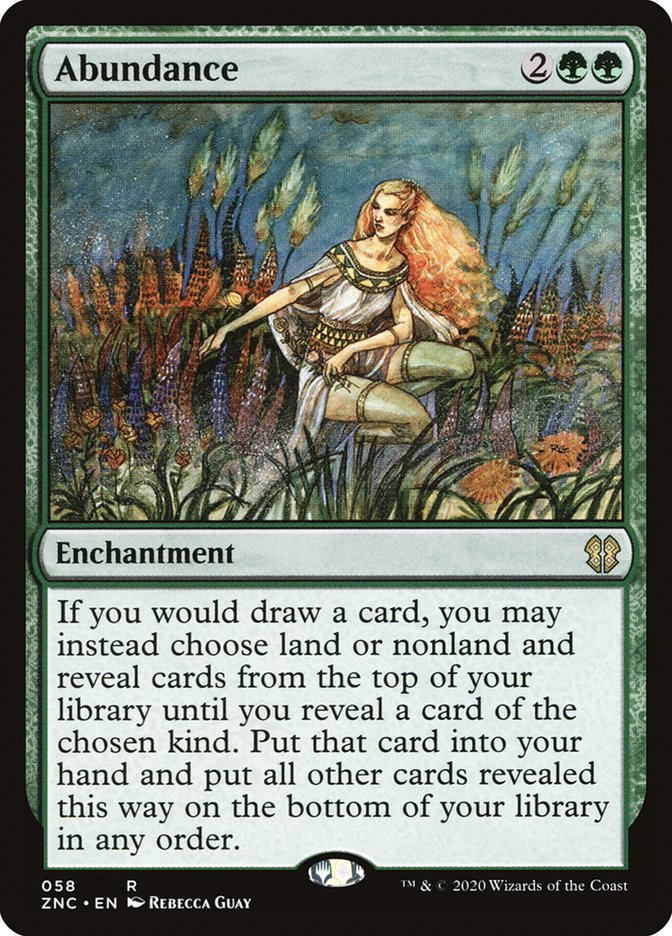 Abundance [Zendikar Rising Commander] (ZNC 58)