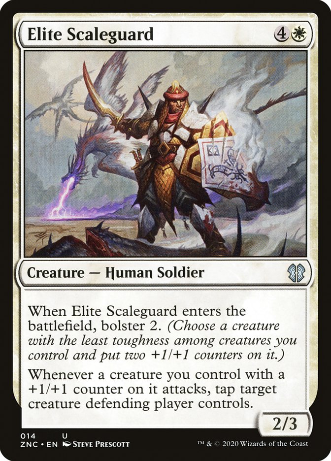 Elite Scaleguard [Zendikar Rising Commander] (ZNC 14)