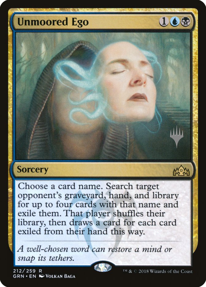 Unmoored Ego (Promo Pack) [Guilds of Ravnica Promos] (PGRN 212P)