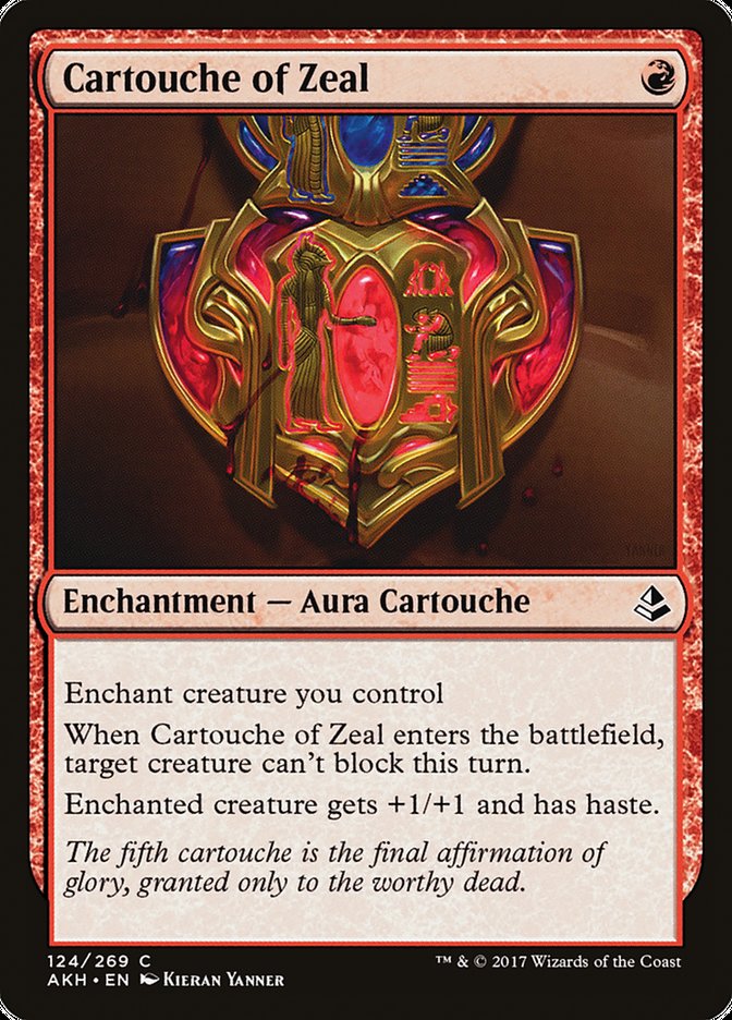Cartouche of Zeal [Amonkhet] (AKH 124)