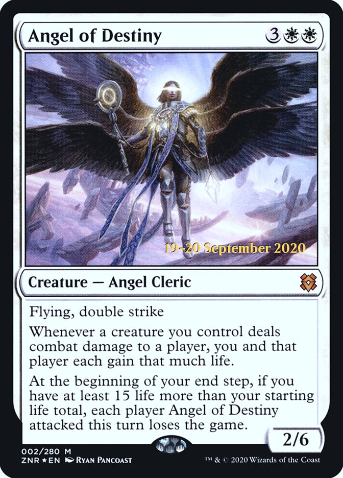 Angel of Destiny  [Zendikar Rising Prerelease Promos] (PZNR 2S)