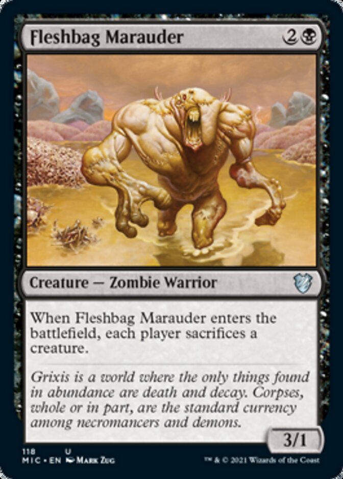 Fleshbag Marauder [Innistrad: Midnight Hunt Commander] (MIC 118)