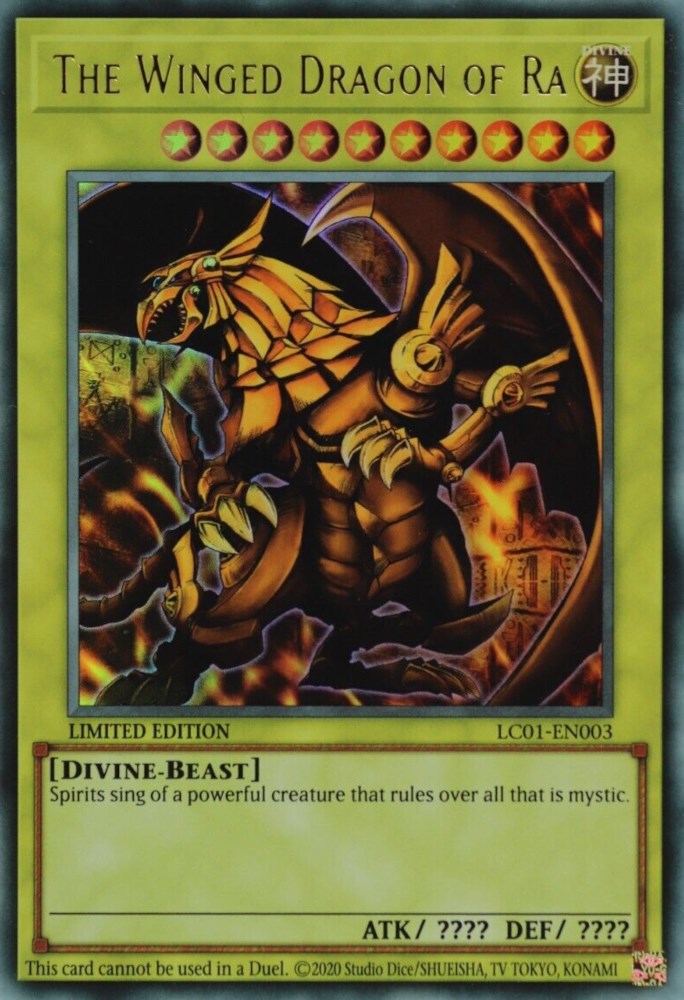 The Winged Dragon of Ra Ultra Rare