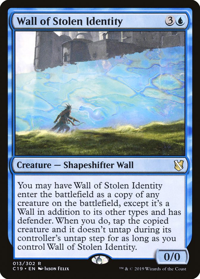 Wall of Stolen Identity [Commander 2019] (C19 13)