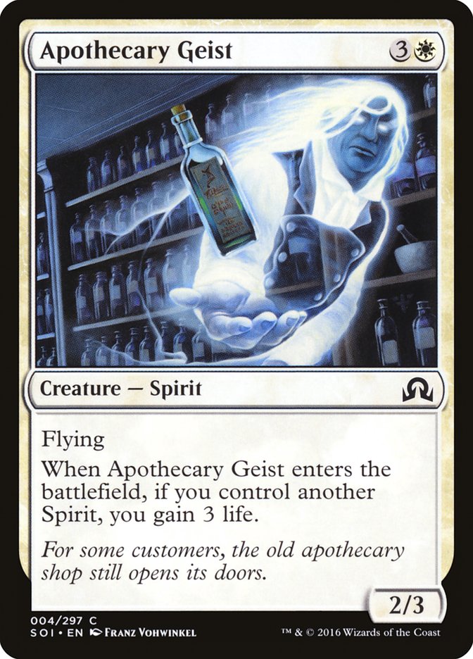 Apothecary Geist [Shadows over Innistrad] (SOI 4)
