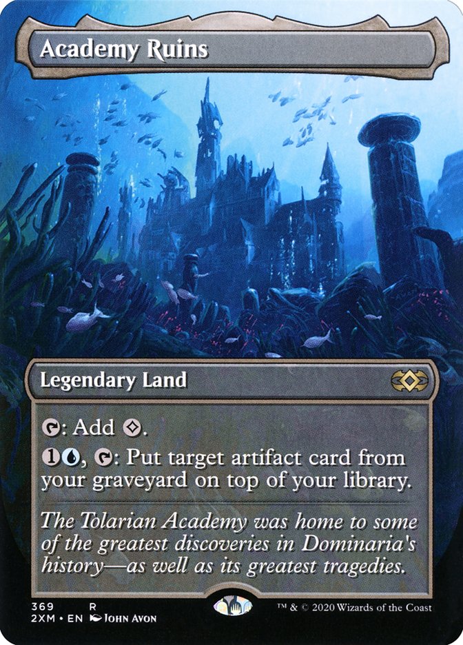 Academy Ruins (Borderless) [Double Masters] (2XM 369)