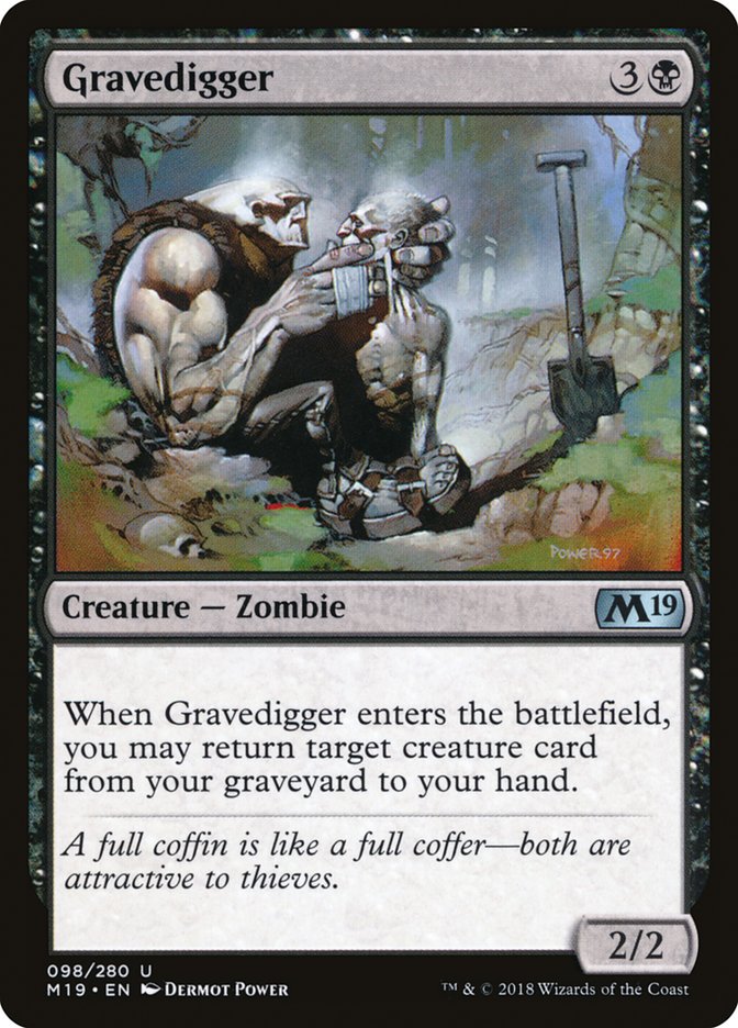 Gravedigger [Core Set 2019] (M19 98)