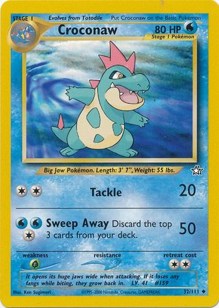 Croconaw (32/111) [Neo Genesis]