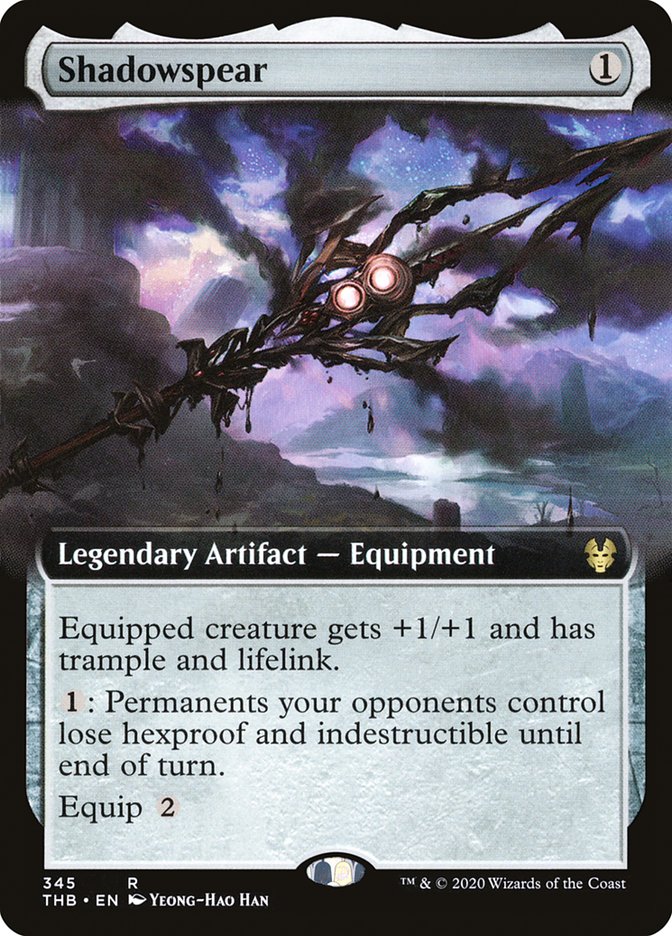Shadowspear (Extended Art) [Theros Beyond Death] (THB 345)