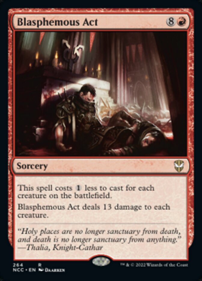 Blasphemous Act [Streets of New Capenna Commander] (NCC 264)