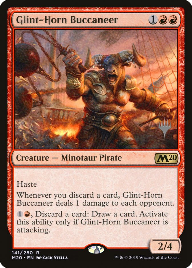 Glint-Horn Buccaneer (Promo Pack) [Core Set 2020 Promos] (PM20 141P)