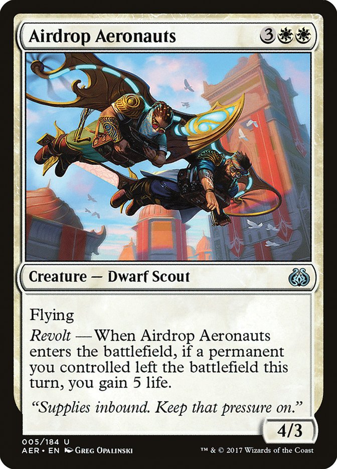 Airdrop Aeronauts [Aether Revolt] (AER 5)