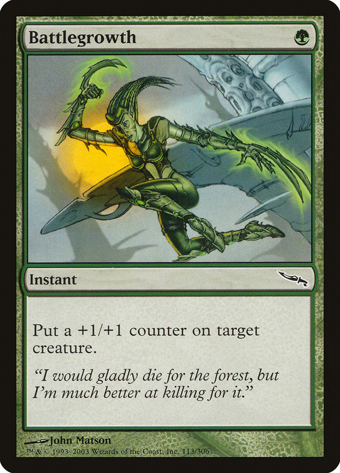 Battlegrowth [Mirrodin] (MRD 113)
