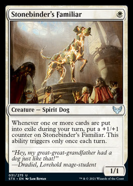 Stonebinder's Familiar [Strixhaven: School of Mages] (STX 31)