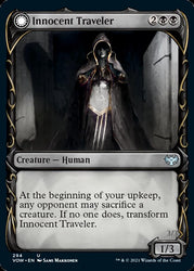 Innocent Traveler // Malicious Invader (Showcase Fang Frame) [Innistrad: Crimson Vow] (VOW 294)
