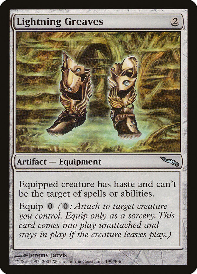 Lightning Greaves [Mirrodin] (MRD 199)