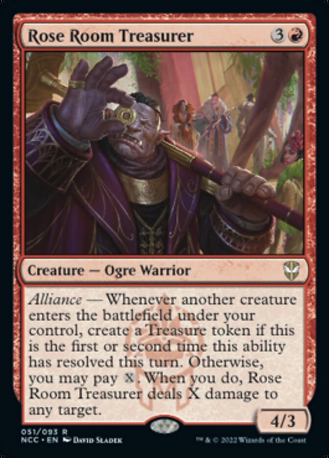 Rose Room Treasurer [Streets of New Capenna Commander] (NCC 51)