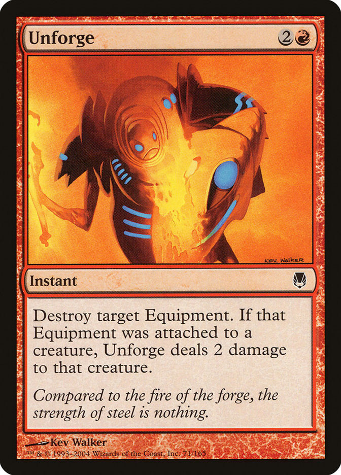 Unforge [Darksteel] (DST 71)