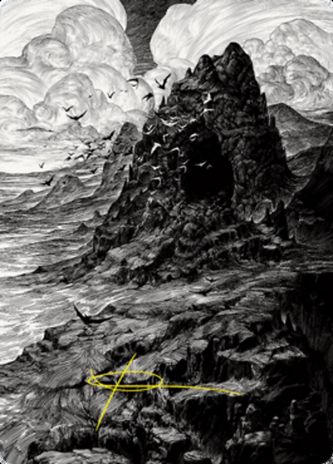 Mountain Art Card [Innistrad: Crimson Vow Art Series] (AVOW 80)