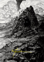 Mountain Art Card [Innistrad: Crimson Vow Art Series] (AVOW 80)